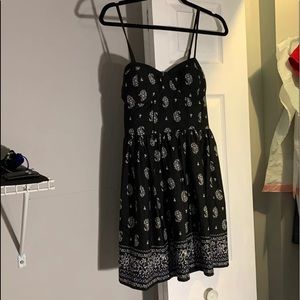 Black and white dress